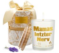 YANSYUN Candela Profumata alla Lavanda e Vaniglia in Bicchiere, Regalo per la Mamma, Compleanno, Festa della Mamma e Natale