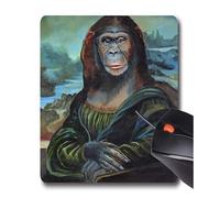 Yanteng Mouse Pad da Gioco PM 315 per Mona Monkey Lisa - Tappetino Mouse da Gioco in Gomma Antiscivolo per Mouse Mousepad