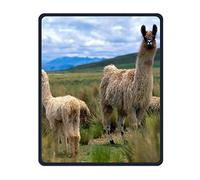 Yanteng Precisione cucita e resistente Alpacas And Llamas Personalizzato Mouse Pad unico Impermeabile Studio Gaming Studio Tappetini per mouse antiscivolo Tappetino per mouse in gomma