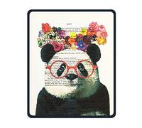 Yanteng Precisione cucita e resistente Giornale Panda Crea il mio Mouse Pad unico Impermeabile Studio di gioco da ufficio Tappetini per mouse antiscivolo Tappetino per mouse in gomma antiscivolo