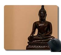 Yanteng Tappetini per Mouse Personalizzati, Stupid Bird First Fly, Mousepad con Base in Gomma Antiscivolo Buddha