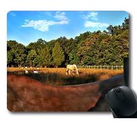 Yanteng Tappetino per Il Mouse del Cavallo, Campagna degli Animali di Agricoltura, stuoia del Topo del Cavallo