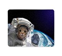 Yanteng Tappetino per mouse da gioco, Tappetino per mouse Cat Astronaut in Space Tappetino per mouse Tappetino per mouse confortevole