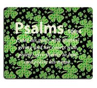 Yanteng Tappetino per mouse Inc Simpatico Tappetini per mouse Vintage Bibbia Versetto Citazioni di battiti Salmi Proverbi Arte Tappetino per mouse Tappetino per mouse Tappetino per mouse PM1763