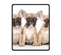 Yanteng Unisex Divertente Bulldog Cucito di precisione Cucito e Resistente Crea Il Mio Tappetino per Il Mouse Tappetino per Il Mouse Impermeabile con Base