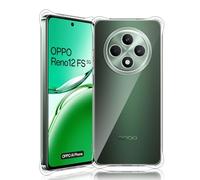 Yantree Compatibile con OPPO Reno 12 F/Reno 12 FS 5G Cover, Trasparente Ultra Sottile Silicone TPU Morbido Custodia, Antiurto Anti-Graffio Anti-Impronte Case per OPPO Reno 12F / Reno 12FS 5G