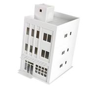 yanwuwa 1: 64 Set di edifici architettonici, B | Struttura di layout di scena con appello della mensola della città, accento modellato dell'assemblea di hobby della facciata