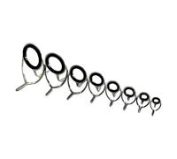 yanwuwa 8Pcs Canna Da Pesca Top Anelli Punta Guida Canna Da Pesca Anelli In Ceramica Set di Riparazione Diverse Dimensioni Guide di Ricambio Suggerimenti Guide Acqua Salata