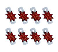 yanwuwa Accessori per smorzamento corde per il gioco quotidiano | Design con inserto in silicone, configurazione della racchetta, aspetto audace, otto pezzi