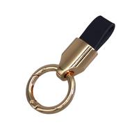 yanwuwa Accessorio robusto Kirsite di progettazione compatta di portachiavi dell'automobile del cuoio genuino di finitura opaca per le chiavi automatiche, R, M