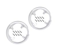 yanwuwa Antislip Reflective Bike Chainring Protectors High Strength Cycling Chain Guard For Terrain and Daily Cycling Reflective Chainring Guard