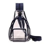 yanwuwa Borsa trasparente multifunzione per escursionismo | , Leggero ed elegante per le avventure, zaino a tracolla in PVC soddisfa i requisiti dello stadio