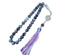 yanwuwa Braccialetto con perline per preghiera, braccialetto religioso, accessorio religioso, struttura in vetro, adatto per tutti i giorni