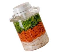 yanwuwa Contenitore per sottaceti fermentati con bocca larga, bianco, L