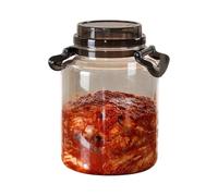 yanwuwa Contenitore per sottaceti fermentati con bocca larga, nero, misura