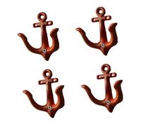 yanwuwa Duty Iron Anchors - Ganci da parete, antichi, colore: rosso | Appendiabiti resistenti per decorazioni per case, feste, robusti ganci in ferro per decorazione da parete