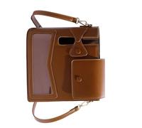 yanwuwa Elegante borsa a tracolla Twist per le donne multifunzionale supporto per fiaschetta d'acqua con sezione di stoccaggio extra portabicchieri borse, Marrone