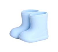 yanwuwa Facile Pulire Breve Pioggia Boot Base Antiscivolo 1/12 Bambola Scarpe Accessori Multiplo Colore Miniature Bambola Scarpe Antiscivolo Resistente