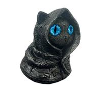 yanwuwa Gatto nero gotico statuette di gatti neri statua decorazione di Halloween scultura con temi magici Regali amanti dei gatti