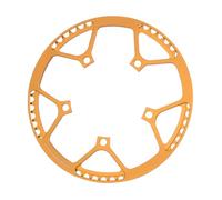 yanwuwa Manovella pieghevole per bici 130BCD Single Disc Hollows Guarnitura 45T/47/53/56/58T Biciclette pieghevoli Guarnitura Sostituzione Ruota catena a velocità singola