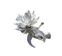 yanwuwa Night Blooms Cereus Fiore Anelli regolabili per le donne Rame Robusto Designer alla moda Accessori Gioielli Uso quotidiano Anelli di fiore Gioielli di moda Artistici Natura Anelli