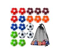 yanwuwa Palline da calcio balilla di ricambio ufficiali da tavolo, da 32 mm, confezione da 18 pezzi