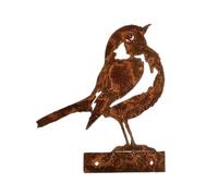 yanwuwa Set di sculture in bronzo antico, decorazione esterna resistente | Sculture di uccelli in ferro arrugginito, decorazione esterna resistente alle intemperie per patio, cortile, paesaggio