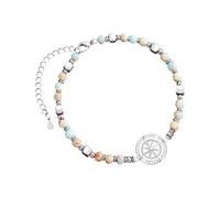 yanwuwa Sofisticato guida a tema braccialetto in acciaio inox resina pietra accento pensionamento spiriti audaci direzione tema Wristlet, Misura unica, come descritto