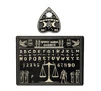 yanwuwa Tavola Parlante in legno Con Planchette Grande Spiriti Consiglio Halloween Divinazioni Riunioni di Famiglia Riunioni di Gioco Forniture Parlare Con Planchette Riunioni di Famiglia Forniture di