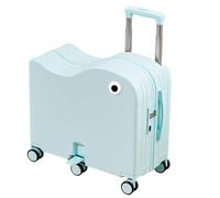 yanwuwa Valigia Rideable Hard Shell, Verde menta, 61 cm, Bellezza di massa | Base a sei ruote, maniglia di tiro, uso quotidiano di viaggio in aeroporto familiare