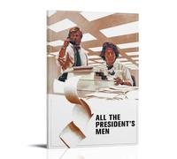 YANXIAOYUOZDS Poster del film "All The President's Men", decorazione artistica da parete, 50 x 75 cm, con cornice, stile 21