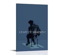 YANXIAOYUOZDS Poster del film "Army of Shadows", decorazione artistica da parete, 40 x 60 cm, con cornice, stile 22