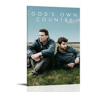 YANXIAOYUOZDS Poster del film God's Own Country, decorazione artistica da parete, 30 x 45 cm, con cornice, stile 17