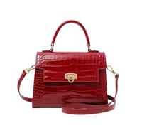 yanyaxm Borsa a tracolla a spalla(Wine red)