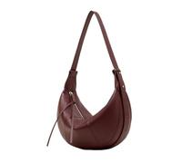 yanyaxm Borsa Hobo Mezza Luna(Burgundy)