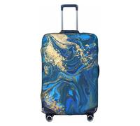 Yanyu Astratto Marmo Pietra Stampa Universale Valigia Copertura Elastico Lavabile Viaggio Bagagli Protector Bagagli Adulto, bianco, X-Large