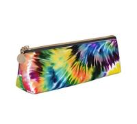 YANYU Bear Dancing - Astuccio funzionale con stampa tie dye, grande capacità, 20,3 x 5,6 x 6,1 cm, con cerniera