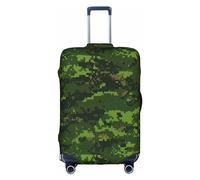 Yanyu Green Army Digital Camouflage Stampa Universale Valigie Copertura Elastica Lavabile Viaggio Bagaglio Protector Bagagli Adulto, bianco, X-Large