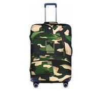 Yanyu Green Army Digital Camouflage Stampa Universale Valigie Copertura Elastica Lavabile Viaggio Bagaglio Protector Bagagli Adulto, bianco, Large