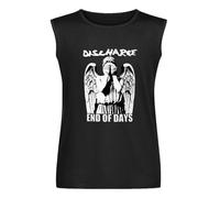 YANYUFUQI Discharge End of Days Black Sleeveless T-Shirt Mens Unisex Vest Tank Tops M