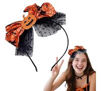 YANZEFEI Cerchietto per capelli con zucca di Halloween, da donna, grazioso accessorio per cosplay per dolcetto o scherzetto, comodo da indossare tutto il giorno