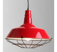 YANZHAOA Lampada A Sospensione da 18,1 Pollici Apparecchio da Soffitto Cablato per Fattoria E27 Lampade A Sospensione A Isola in Stile Industriale retrò Lampada Decorativa con Paralume in Metallo