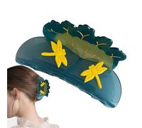 yanzisura Clip artigli per le donne, clip per capelli a stellari, Clip per capelli non slip per la presa sicura, Accessori per capelli, design creativo perla per capelli sottili, panino, capelli coda