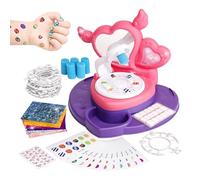 yanzisura Kit di stampini per unghie per bambini, set di unghie per ragazze, Simpatico kit per unghie natalizio per bambini Set per unghie per bambini, Kit per decorare le unghie Fashion Kids Stampa