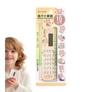 yanzisura Piccola calcolatrice con righello | Calcolatrice digitale multifunzione | Calcolatrice portatile da tavolo, calcolatrice leggera per la scuola