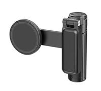 yanzisura Treppiede magnetico per selfie, supporto magnetico per telefono da scrivania, multifunzione, pieghevole, portatile, a cinque sezioni, telescopico, regolabile, per registrazione