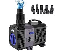 YAOBLUESEA Eco Pompa per Laghetto con Filtro Ad Acqua, Super Eco Pompa Laghetti Sommergibile, Anfibio Pompe Acquario Laghetto per Terrari, Sistemi di Circolazione per Laghetti Carpe 3000l/h 10W