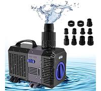 YAOBLUESEA Eco Pompa per Laghetto con Filtro Ad Acqua, Super Eco Pompa Laghetti Sommergibile, Anfibio Pompe Acquario Laghetto per Terrari, Sistemi di Circolazione per Laghetti Carpa 4500l/h 30W