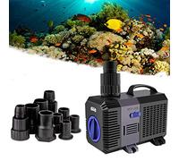 YAOBLUESEA Eco Pompa per Laghetto con Filtro Ad Acqua, Super Eco Pompa Laghetti Sommergibile, Anfibio Pompe Acquario Laghetto per Terrari, Sistemi di Circolazione per Laghetti Carpa 5200l/h 40W
