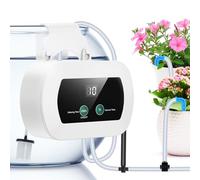 YAOBLUESEA Irrigazione automatica per piante, sistema a goccia, per interni e giardini, irrigazione per piante d'appartamento, con tubo da 10 m, antisiphone, 10 contagocce